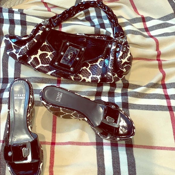 Stuart Weitzman Shoes - Fabulous Stuart Weitzman slide and handbag set!
